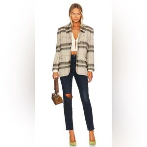 Revolve 7 For All Mankind Easy Slim Jeans‎ Sunbeam Dark Wash